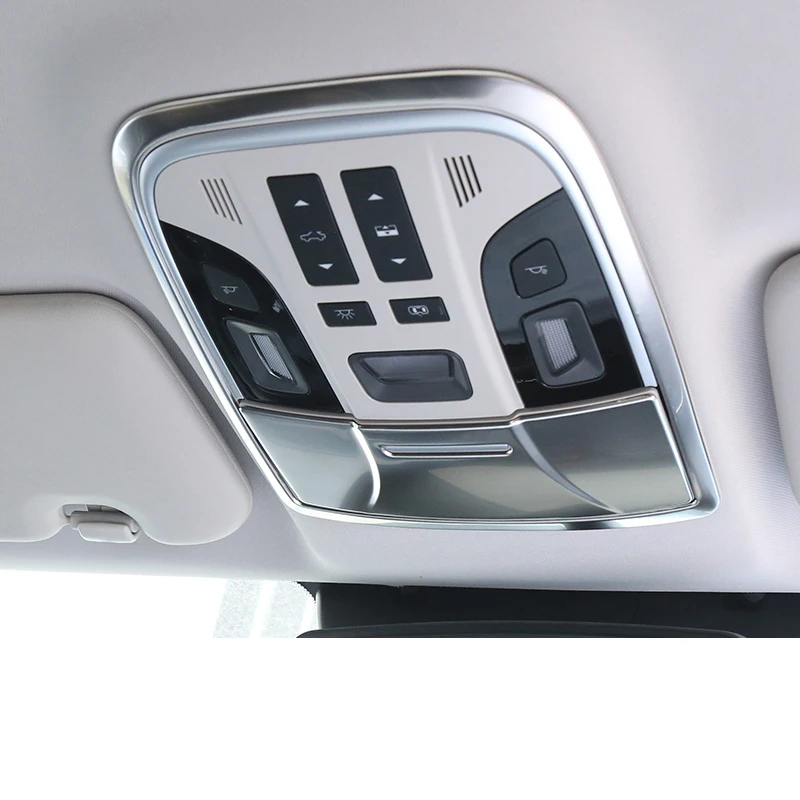 Lsrtw2017 нержавеющая сталь для салона автомобиля Передняя Задняя крыша светильник