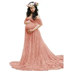 Сексуальные Платья для беременных для фотосессии шифоновое платье для беременных реквизит для фотосъемки Платья-макси для беременных женщин одежда