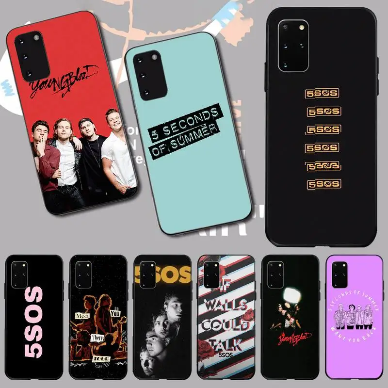 

PENGHUWAN 5SOS 5 seconds of summer Customer High Quality Phone Case for Samsung S20 plus Ultra S6 S7 edge S8 S9 plus S10 5G