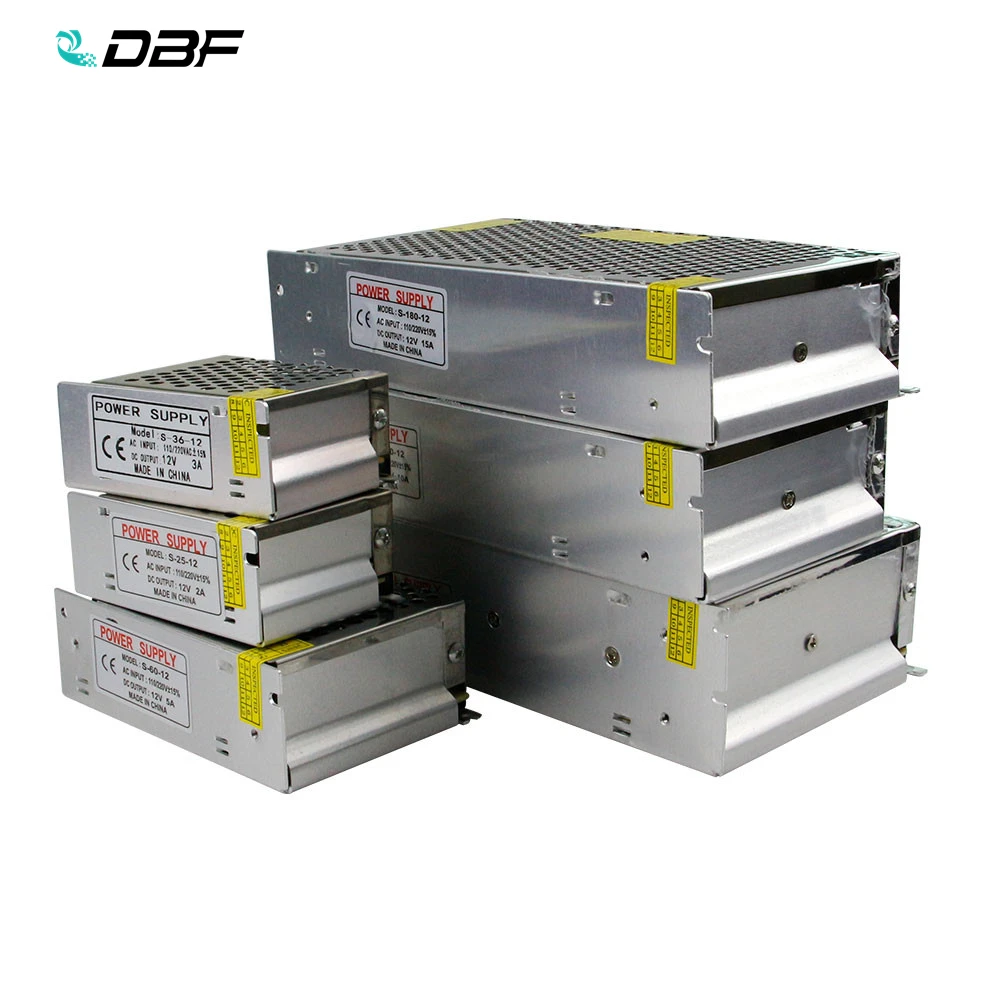 [DBF] Светодиодный источник питания 3A 5A 6A 10A 15A 20A светодиодный драйвер адаптер питания переключение 110 В 220 В на 12 В трансформатор для светодиодной ленты