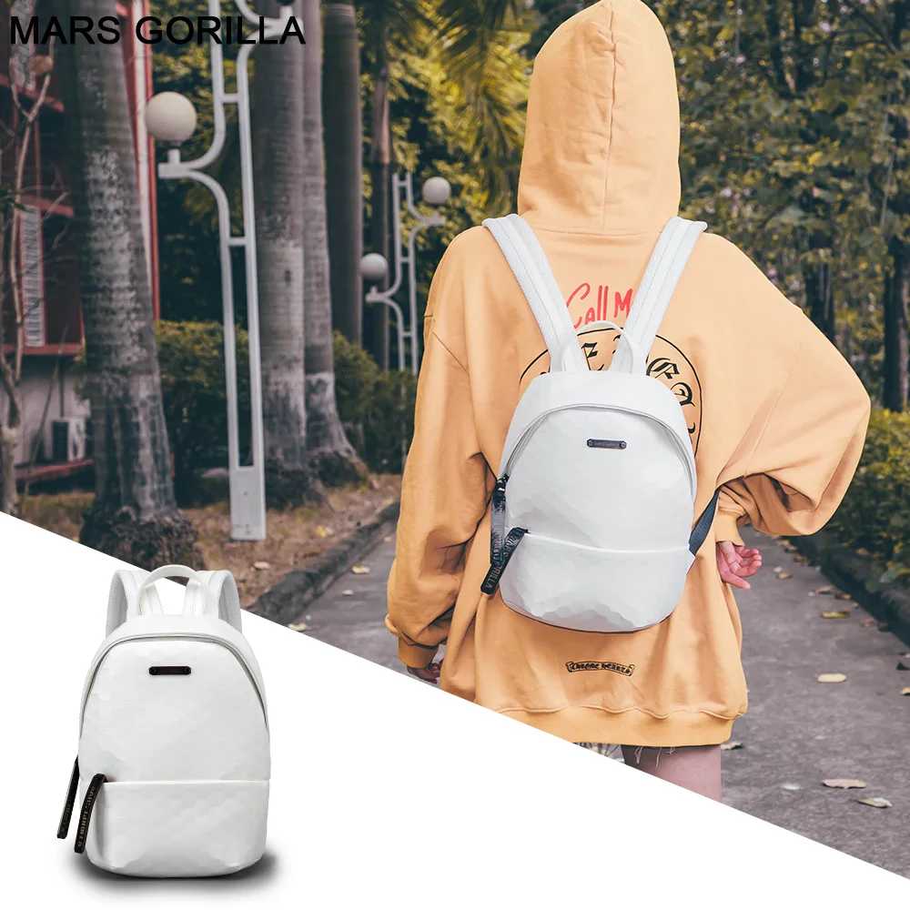 Женский кожаный рюкзак мини маленький спортивный Повседневная сумка для