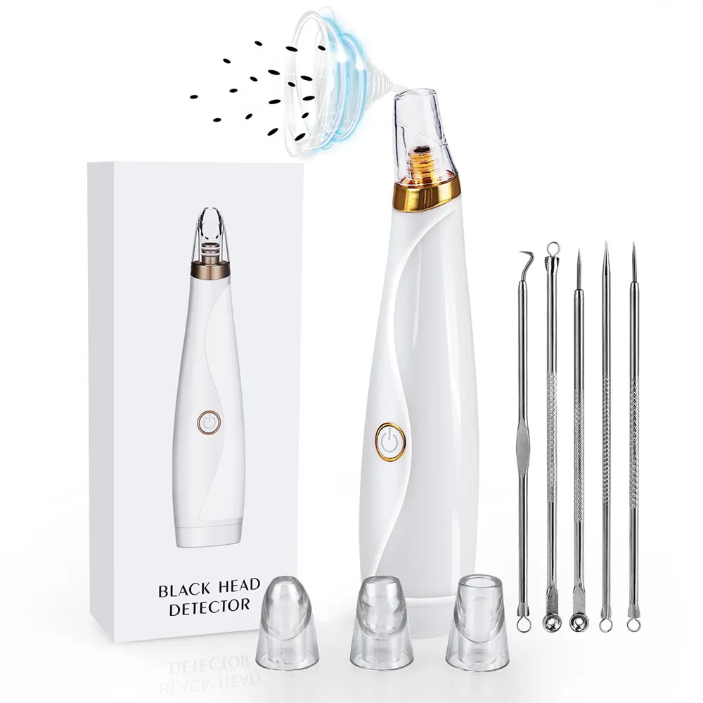 

Blackhead Remover Pore Vacuum Pimple Extractor with Curved Blackhead Needle Kit Acne Removal Kit