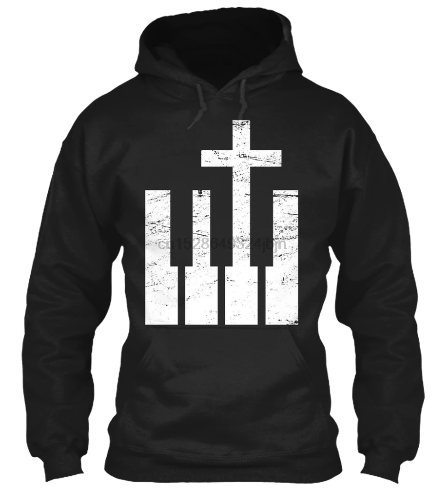 Мужская толстовка с длинным рукавом клавиатурой и крестиком женская уличная