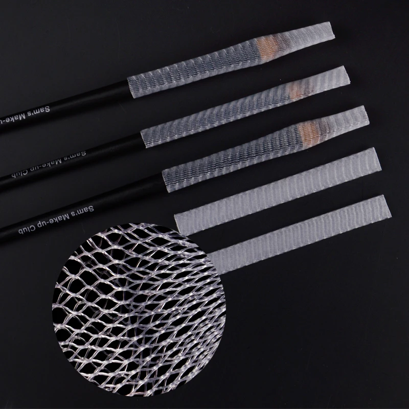 Оптовая продажа 1 кг нейлоновая прозрачная сетчатая сетка слипоны щетка для