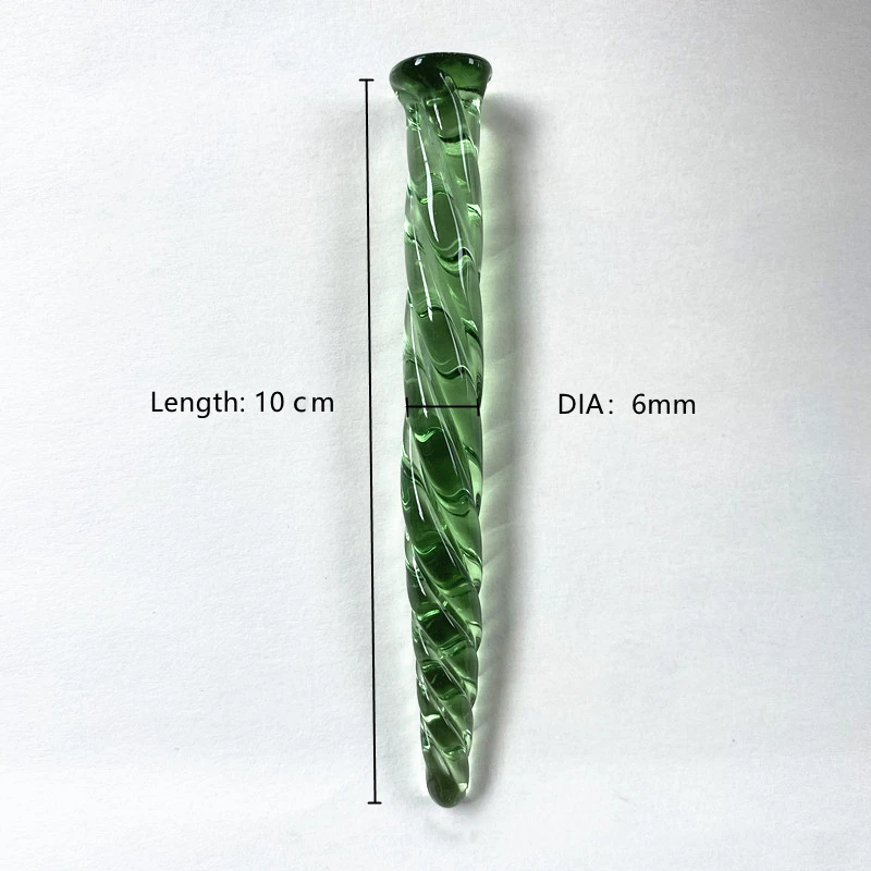 1 шт. спиральная стеклянная уретральная заглушка Мужской мастурбатор конский