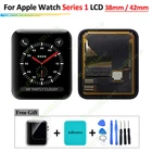 Для Apple Watch Series 1 ЖК-дисплей сенсорный экран дигитайзер 38 мм42 мм Pantalla Замена для Apple Watch 1 ЖК-дисплей + закаленное стекло