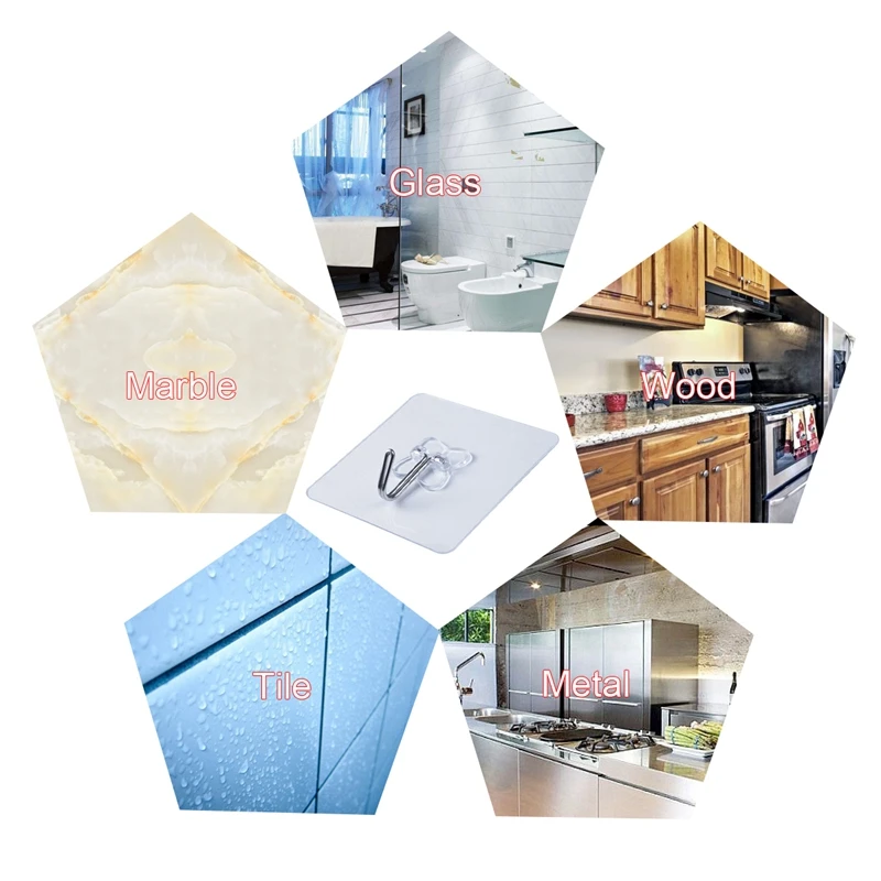 Сильная прозрачная присоска настенные петли подвесные для кухни ванной комнаты