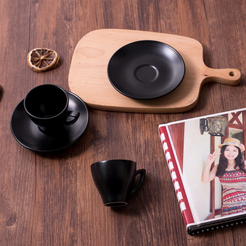 Набор винтажных фарфоровых кофейных чашек европейские креативные высокие