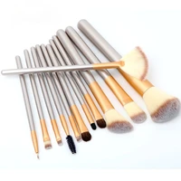 12pcs portable makeup brushes set cosmetic powder eye shadow foundation rouge lipstick soft blush blending beauty make up tools