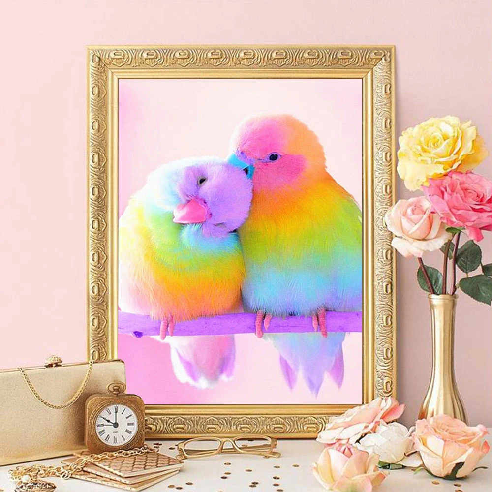 Алмазная мозаика AZQSD картины с полным дисплеем картина из страз птицы животные