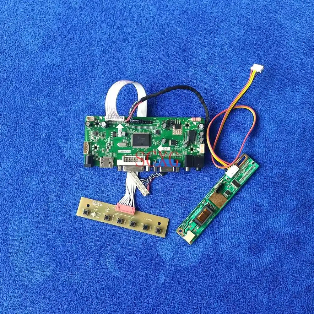 

MNT68676 drive card 30 Pin LVDS HDMI-compatible VGA DVI LCD monitor DIY Kit 1400*1050 1CCFL For HSD150PK11/HSD150PK12/HSD150PK14