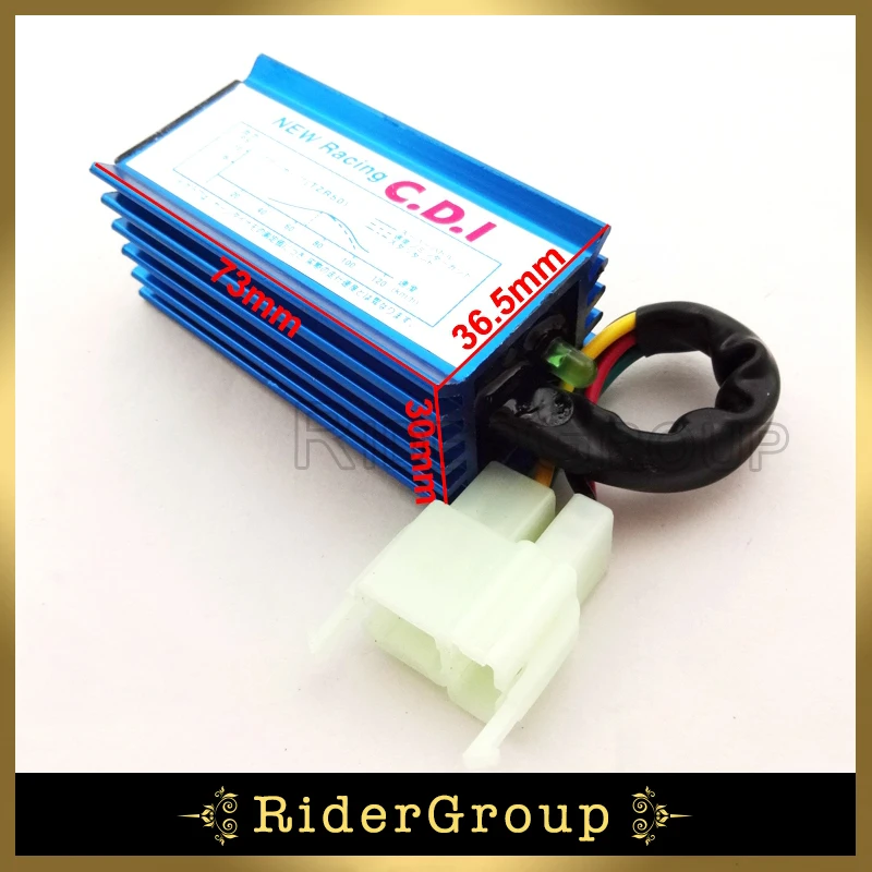 Двигатель для велосипеда квадроцикла 6 контактов Коробка зажигания переменного