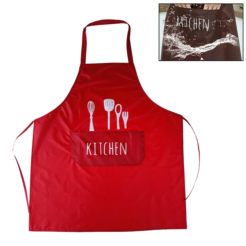 1 шт. полосатый водонепроницаемый тканевый фартук для женщин взрослых нагрудники