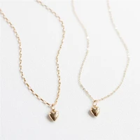 14k gold filled heart shape necklace minimalism gold necklace gold choker boho women jewelry pendants collier femme kolye