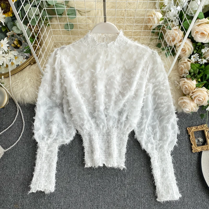 2020 Весенняя Корейская женская элегантная рубашка с длинным рукавом повседневная