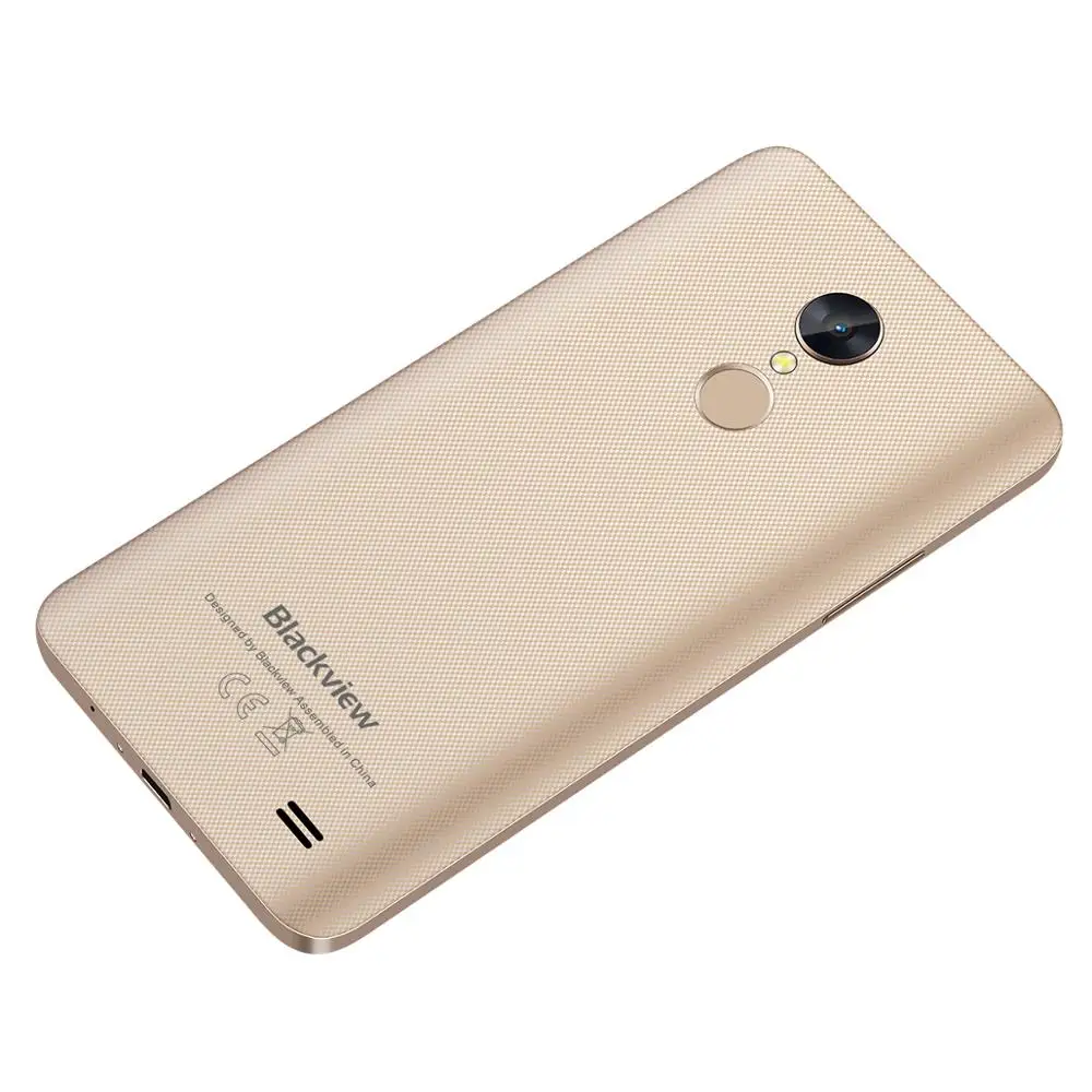 Blackview A10 смартфон 2 Гб ОЗУ 16 ПЗУ MT6580A четырехъядерный Android 7 0 5 дюймов 18:9 экран 3g