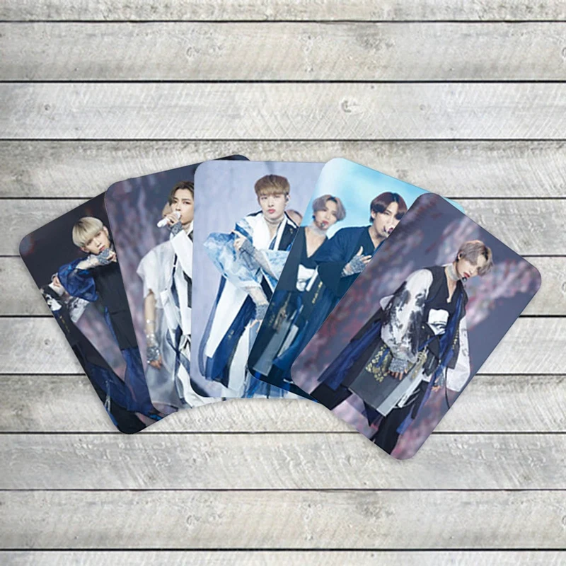 

10Pcs/Lot Kpop Boy Team Memo Card Photo Self Made Paper Post Card Kpop Members Phote Card for Fans Gift Collection