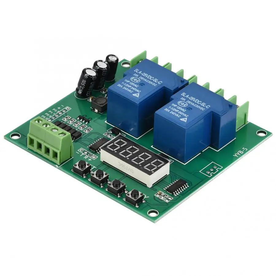 YYB 5 12v 24v передняя/обратная плата управления двигателя два модуля времени