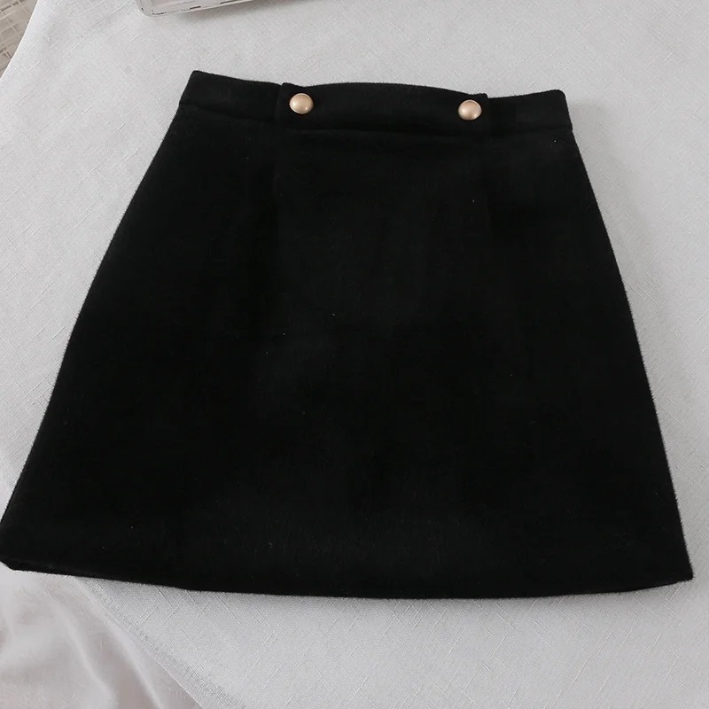 Женская юбка трапеция Lanon Однотонная трапециевидной формы длиной выше колена с