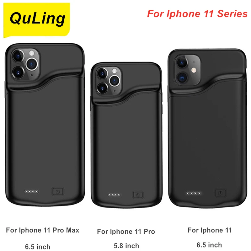 Рюш 6000 мАч силиконовый аудиовыход для IPhone 11 Pro Max Чехол аккумулятор зарядное