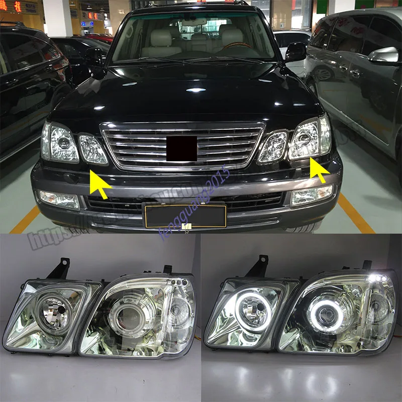 CCFL фары ангельские глаза 2 шт./компл. для Lexus CYGNUS LX470 1998-2007 высокое качество