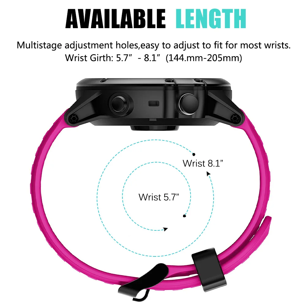 Силиконовый ремешок для Garmin Fenix 3 26 мм сменный Браслет смарт часов HR/Fenix 5X