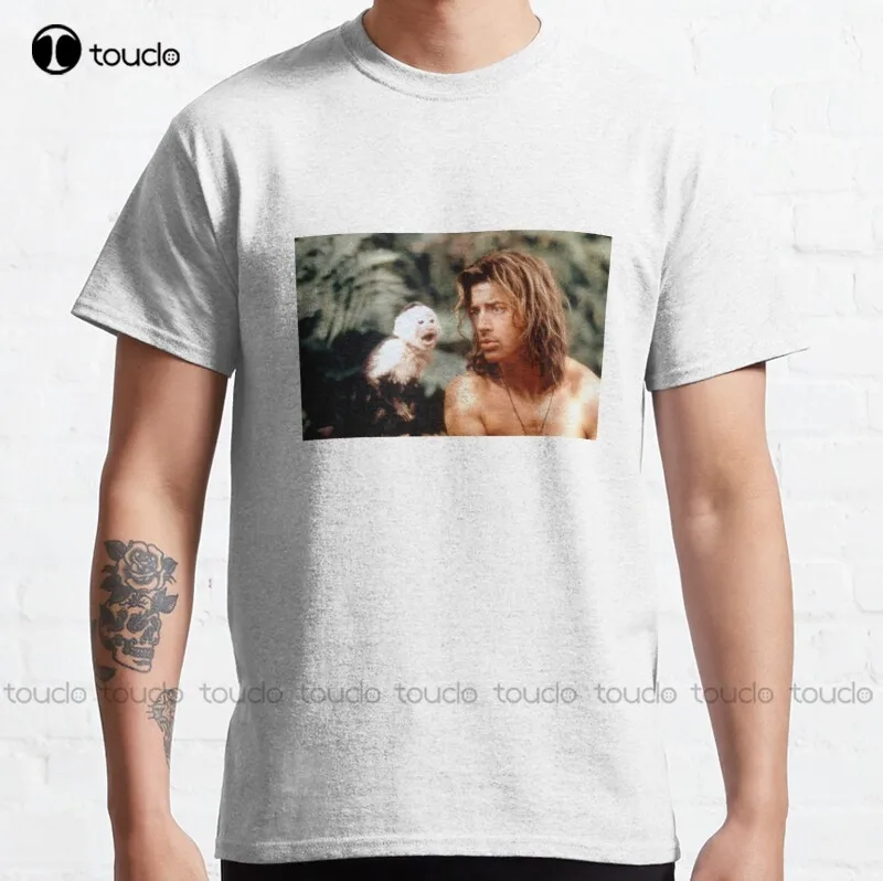 

New George And His Monkey Classic T-Shirt Teacher Shirts For Women Men Cotton Tee Shirt S-5Xl