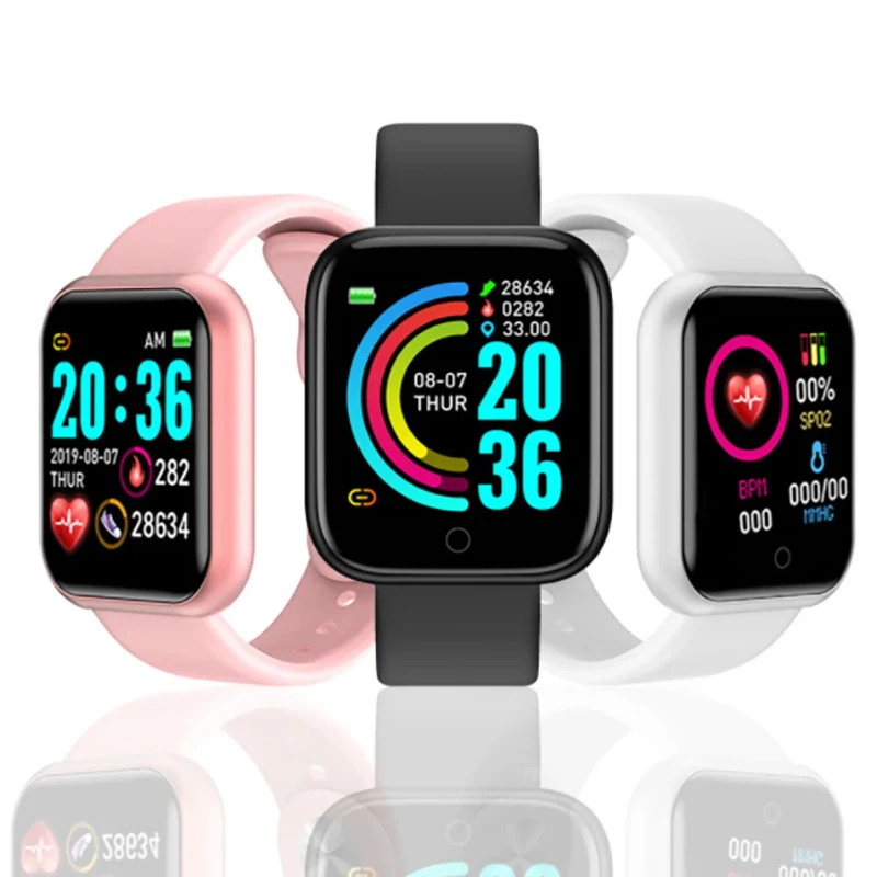 Mulheres do Esporte Monitor de Freqüência Pulseira para Android Relógio Inteligente Bluetooth Banda Cardíaca Pressão Arterial Fitness Rastreador Ios Y68