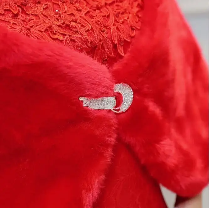 Роскошное болеро шаль для женщин свадебные накидки из искусственного меха