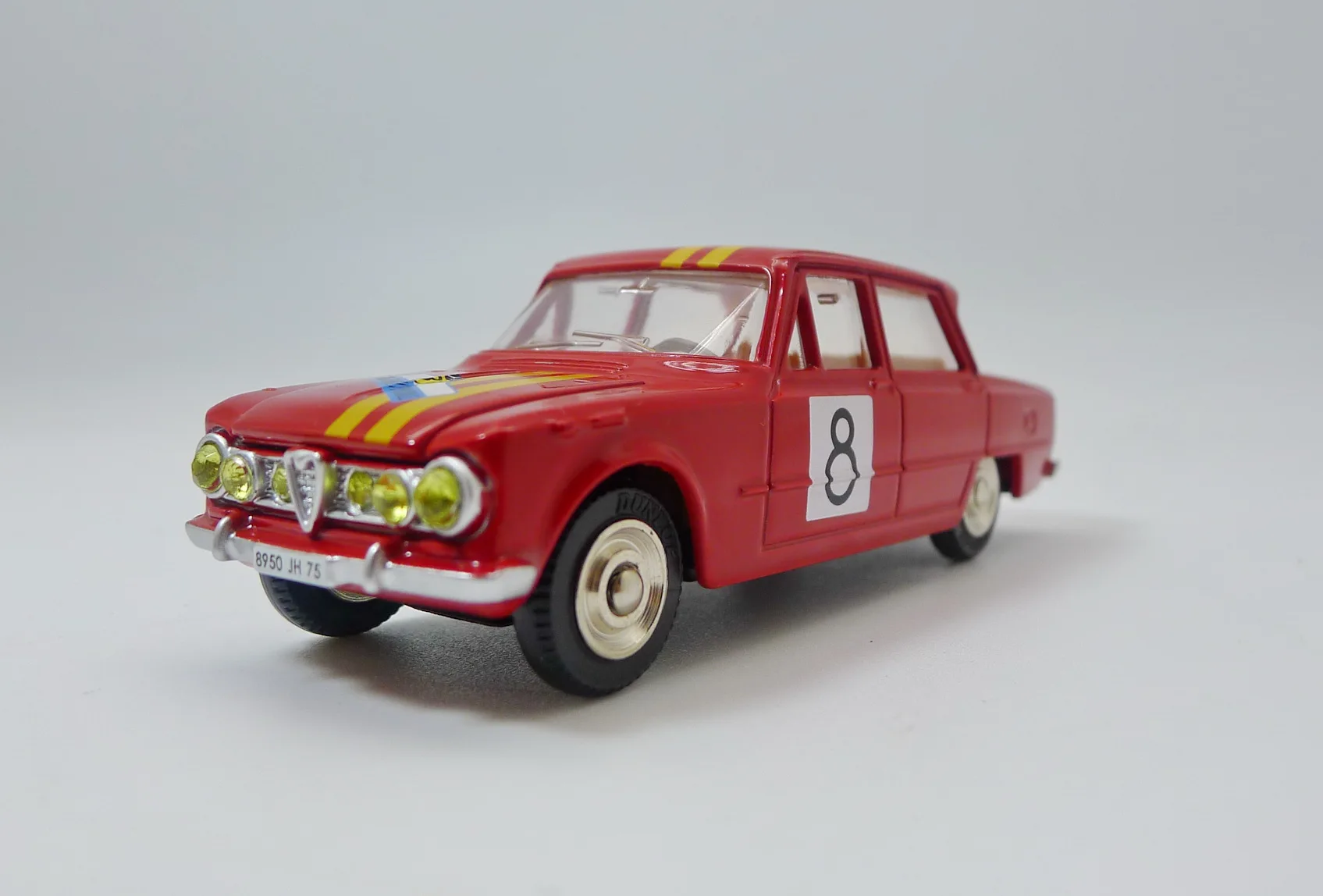 Atlas Dinky Toys 1401 ALFA ROMEO 1600 Rallye 1:43 литье под давлением модель фургон