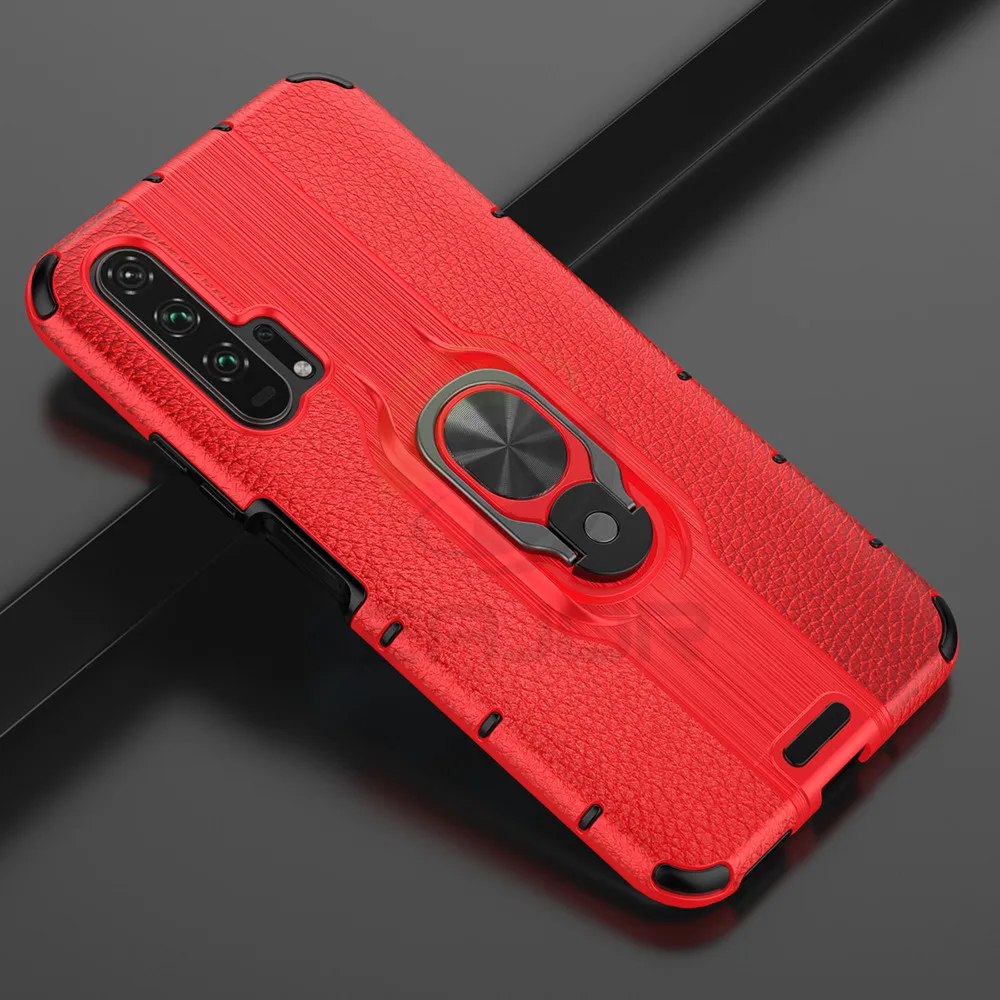 Keajor чехол для huawei Honor 20 Pro Чехол металлический чехол-держатель с кольцом TPU+ PC противоударный защитный бампер для Honor 20 20Pro Coque Fundas