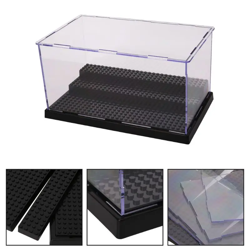 

Display Case Box Dustproof ShowCase For Blocks Building Blocks Bricks Toy