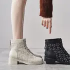 Женские ботинки Martn, на толстом каблуке, в британском стиле, Новинка весна-зима 2021