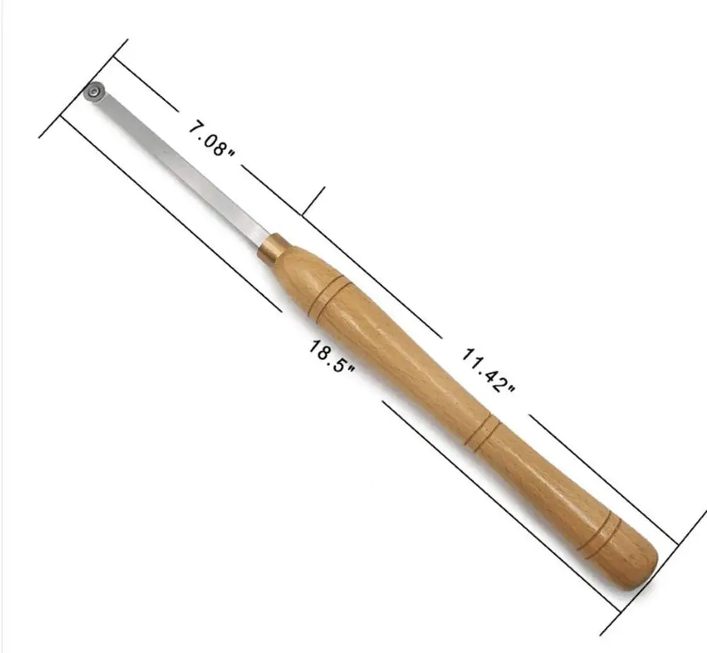 4 Pcs Carbide Tipped Wood Turning tools Lathe set Finisher/Rougher/Detailer/Hollower Swan Neck Hollower with Solid Handle | Инструменты