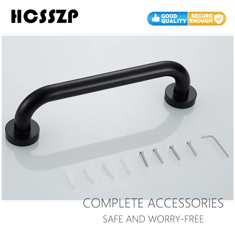 Космическая алюминиевая противоскользящая ручка для ванной комнаты толстое