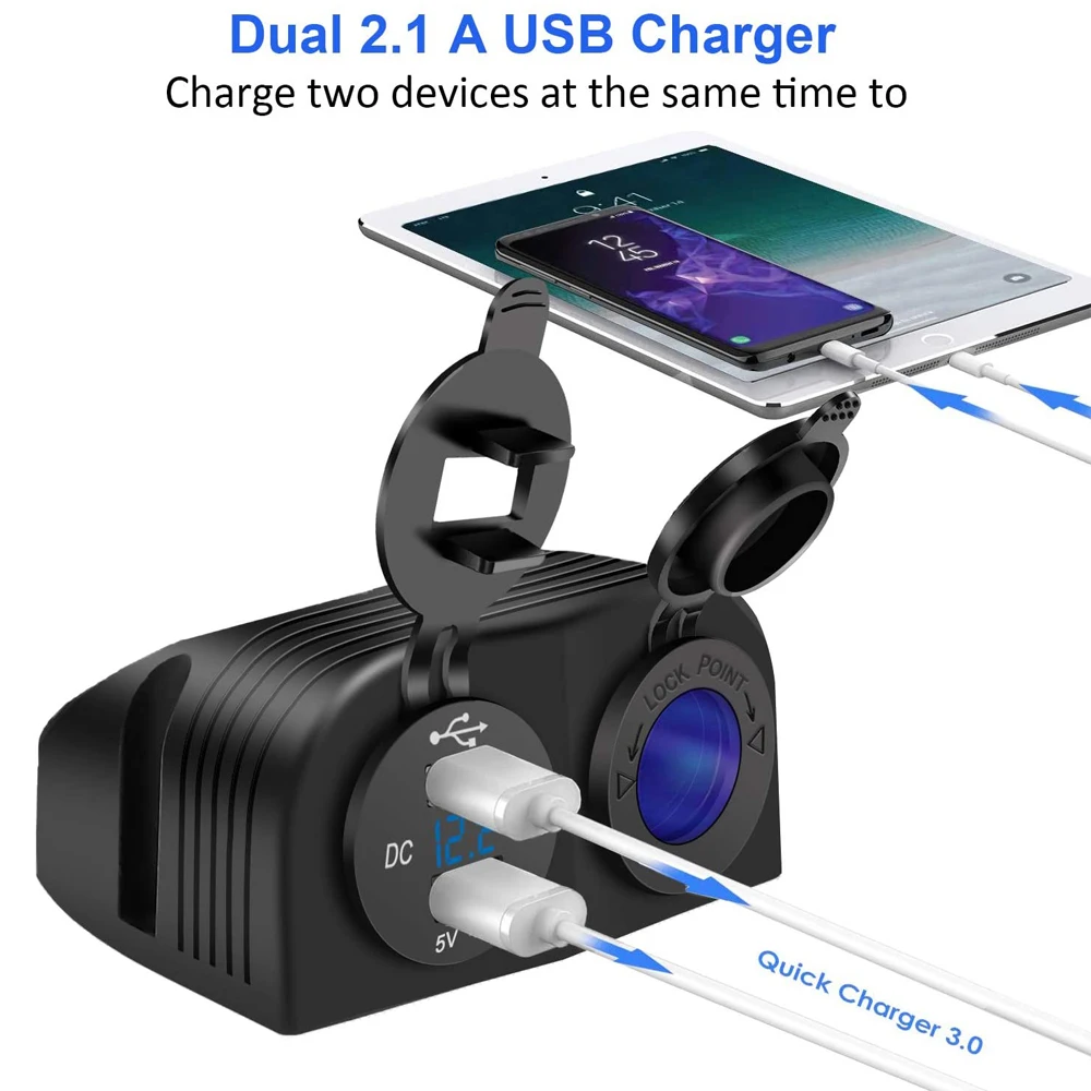 NEXVALY автомобильный прикуриватель USB зарядное устройство с напряжением