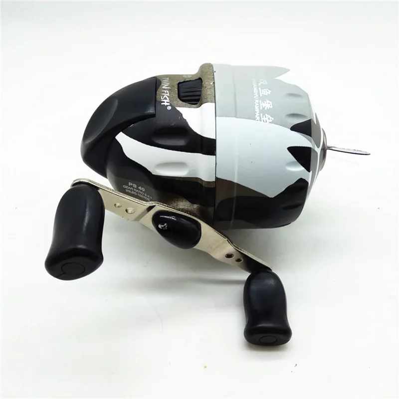 Большая Закрытая Рыболовная катушка камуфляжная металлическая колесо Рогатка