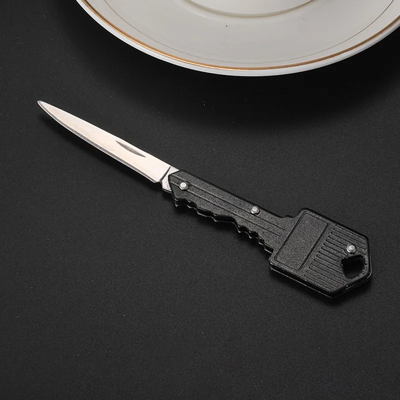 Нож мини открытый набор брелок для ключей гаджет складной карманный открывалка
