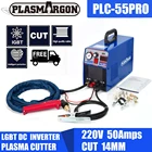 Плазменный резак CUT55P IGBT 110 В220 В инвертор постоянного тока 50 А режущий Портативный 1-14 мм пилотная дуговая резка с аксессуарами инструменты
