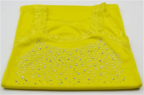 Yellow style 5 Женская однотонная майка без рукавов на тонких бретелях, открытая спина, крутой Свободный Топ, сексуальный жилет - Цвет: Yellow style 5