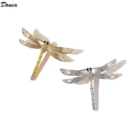 donia jewelry simple new brooch accessories fashion copper inlaid aaa zircon brooch dragonfly luxury brooch cute insect brooch