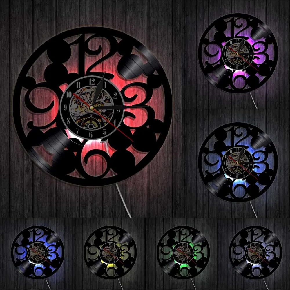 Настенные часы с большими цифрами современные кухонные настенные реальной