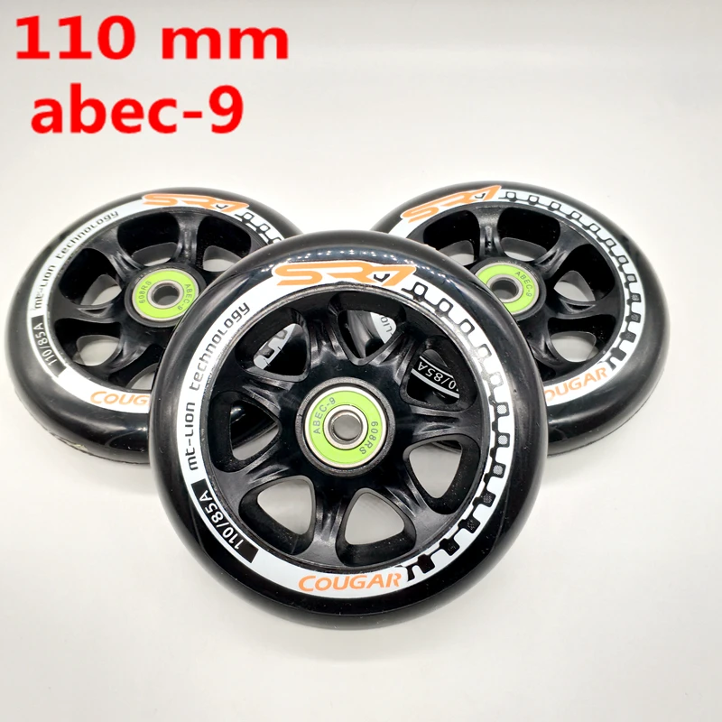 Колеса скутера 100*24 мм 110*24 мм 2 шт./лот подшипники ABEC-9