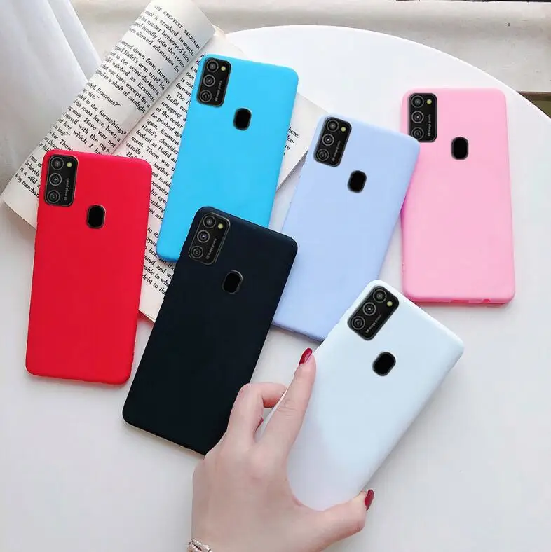 Силиконовый чехол карамельных цветов для Samsung Galaxy S20 Fe Fan Edition S21 Plus S7 S8 S9 S10 матовые