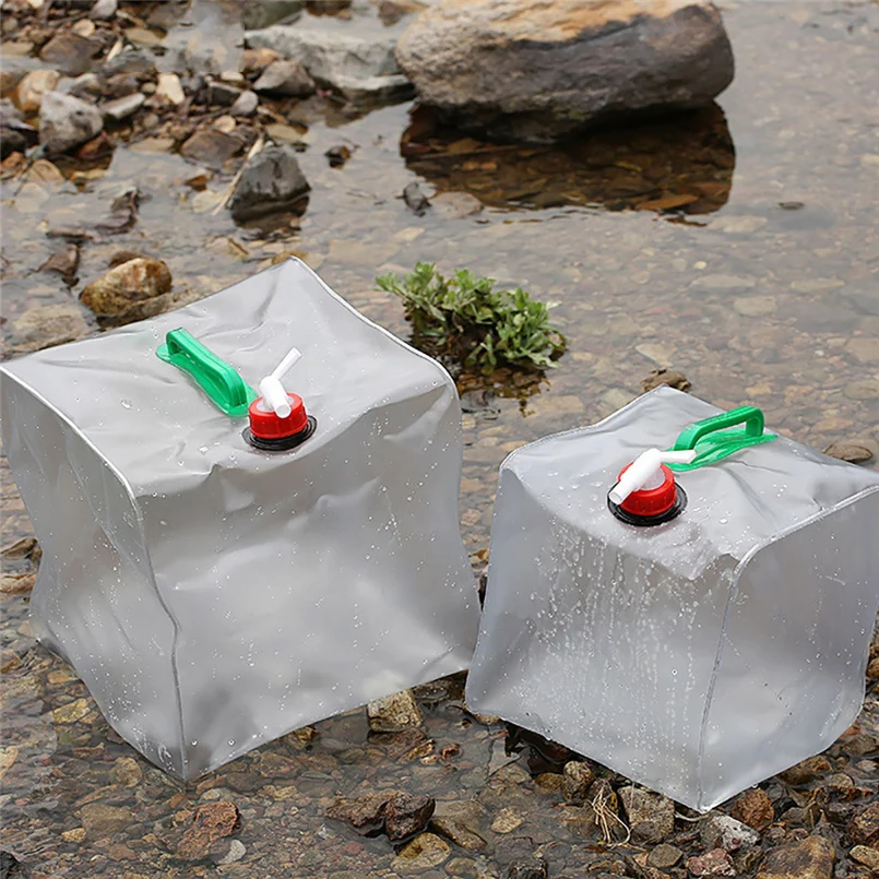 10L/15L/20L наружная складная сумка для воды портативное ведро барбекю кемпинга