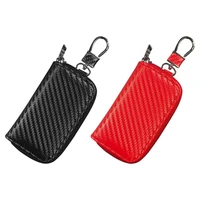 faraday bag car key rfid signal blocking pouch key case for car security anti theft remote entry smart fob protection
