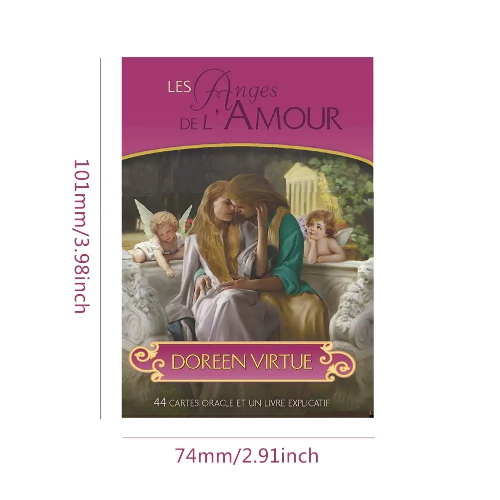 44 шт полный английский Романтика ангелы Orakel карты палуба таинственные Таро