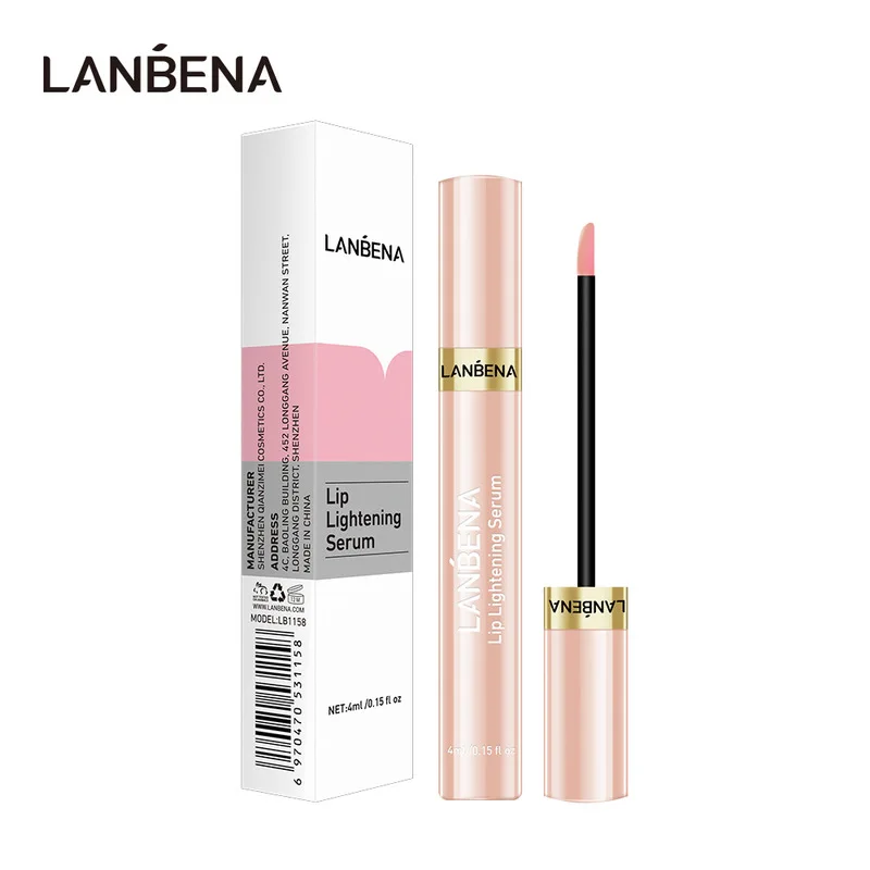 

LANBENA Lip Serum Makeup Lipstick Cherry Moisturizing Lip Liquid Reduce Pigmentation Pink Lips Plumper Long Lasting Lip Gloss