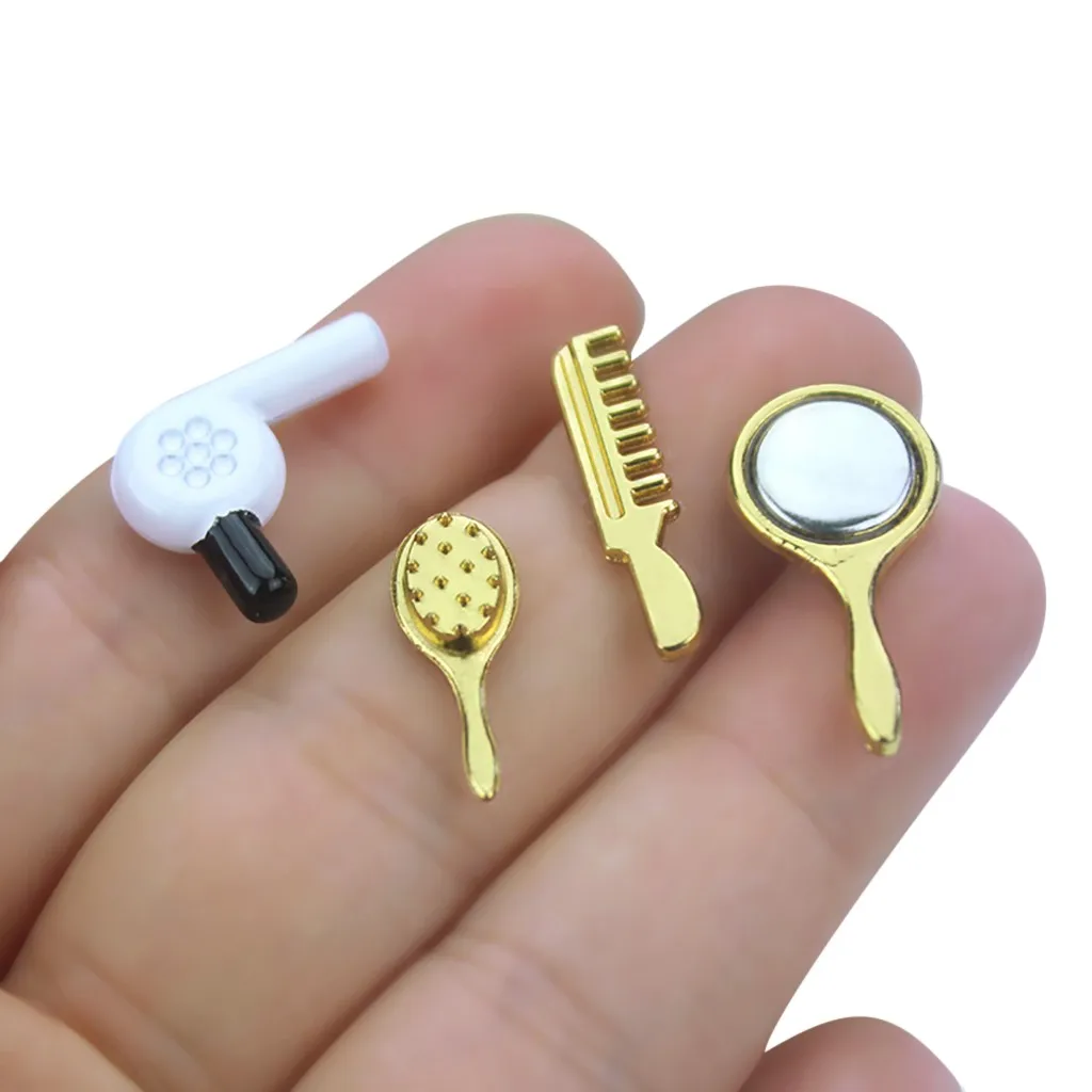 1:12 /1:6 Dollhouse Miniature Scene Model Hairdressing Tools Pretend Play Toy Dolls toys for kids gift игрушки 2020 | Игрушки и