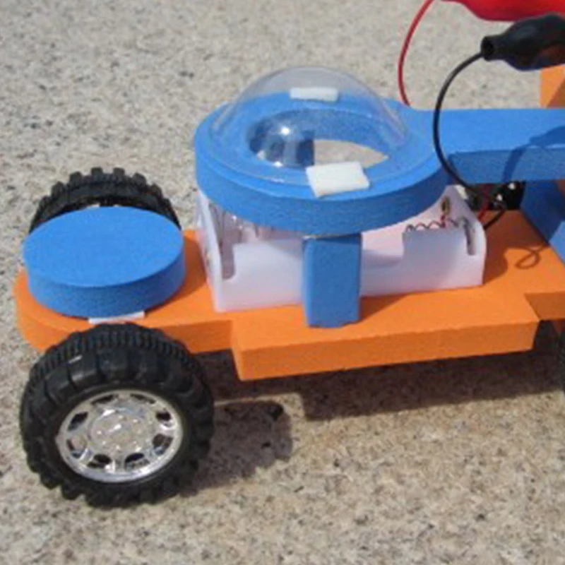 

Wind Power Electric Racing Model Kit Toys for Boys Science Training Child Experiment Handmade Assembly Physics Toy Gifts for Kid